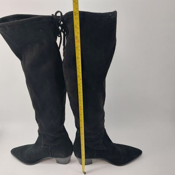 Blondo Womens Knee High Black Boots Block Heel 9M Waterproof - Picture 5 of 16